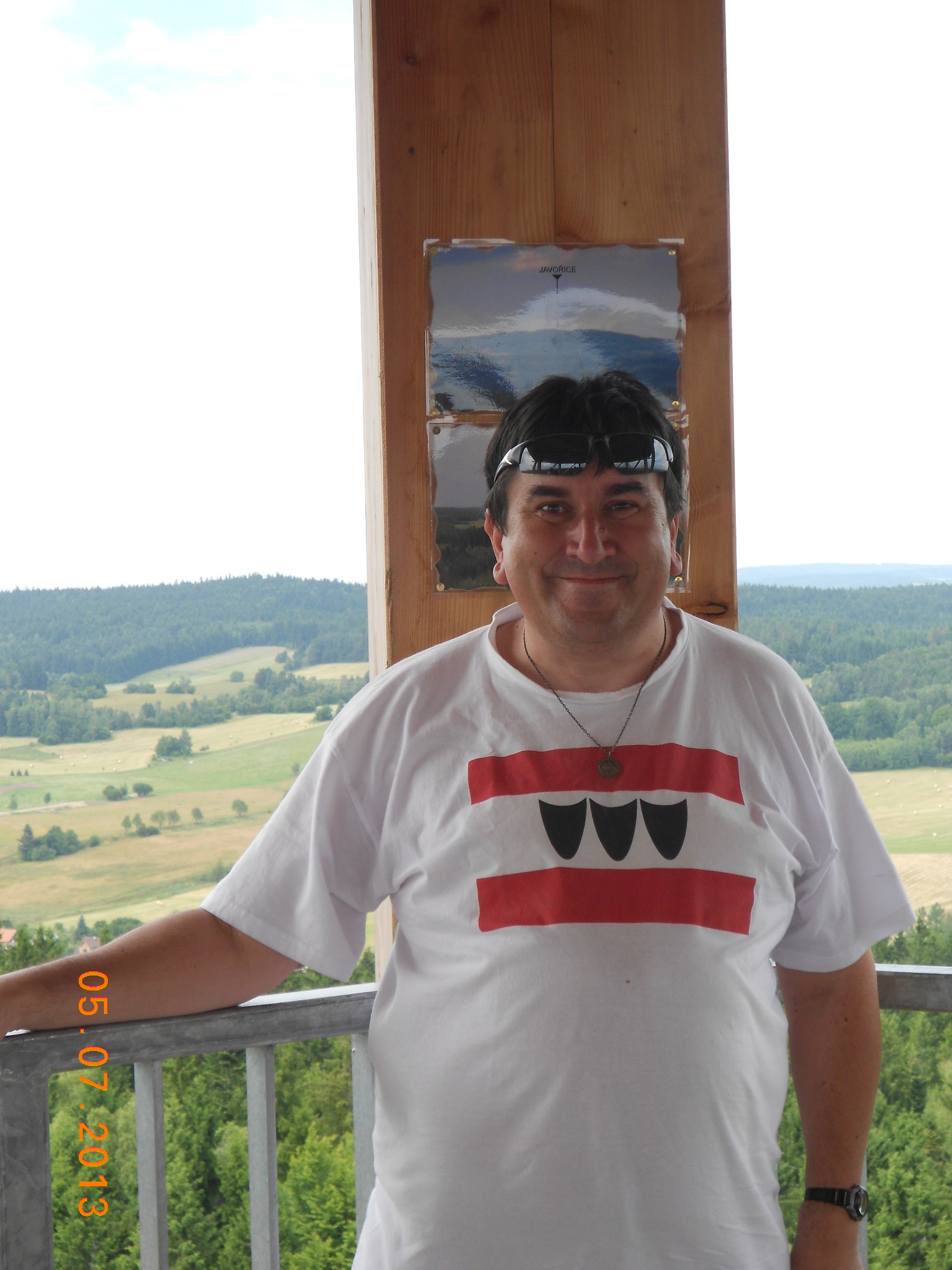 Na rozhledně U Jakuba 7/2013