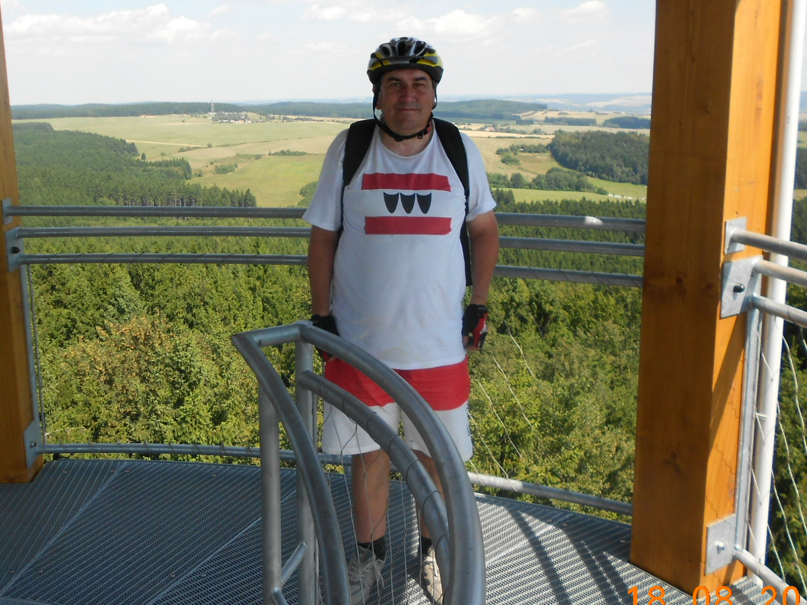 Na rozhledně Mařenka 8/2013