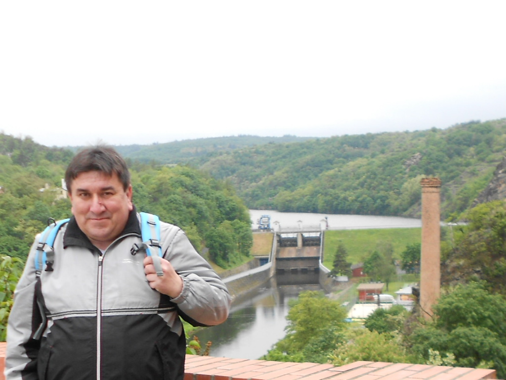 Na pochodu kolem Znojemské přehrady