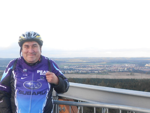 Na rozhledně na Pekelném kopci 21.10.2014
