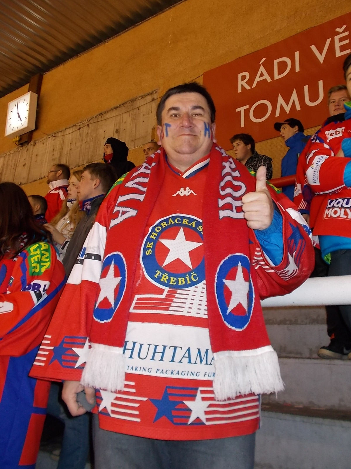 Na domácím stadioně na utkání s Duklou