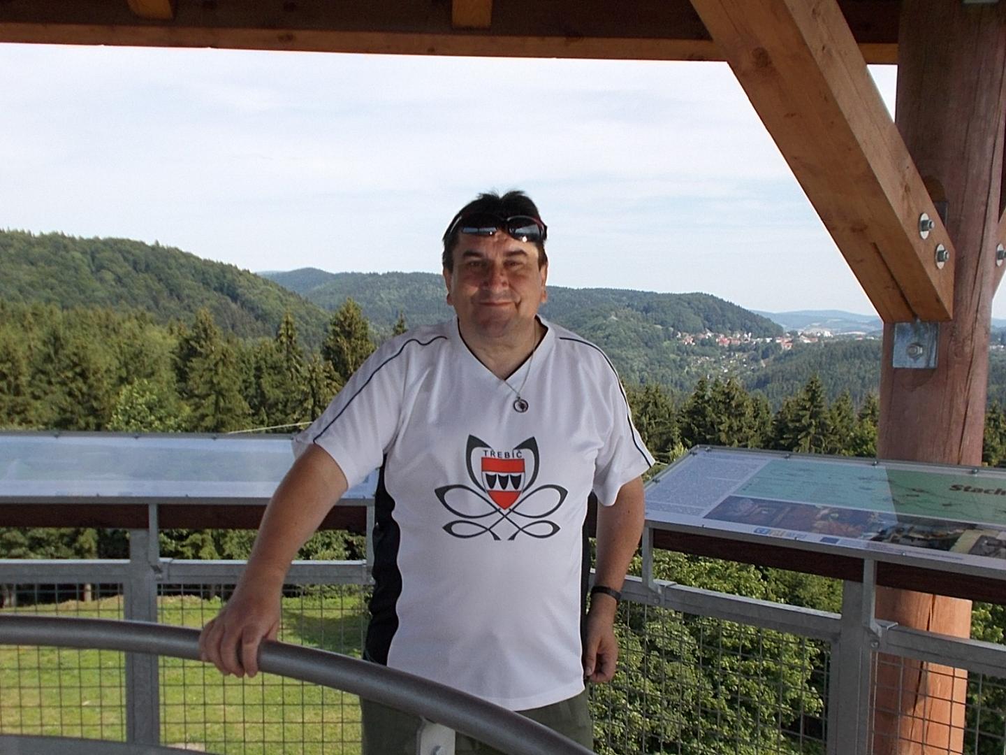 Na rozhledně Eliška u pevnosti Stachelberg u Trutnova - 1.8.2015 va
