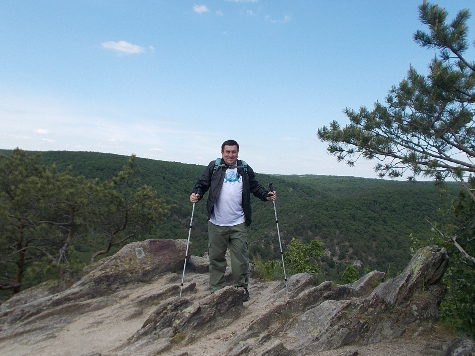 Z turistického pochodu Retz - Znojmo   21 km