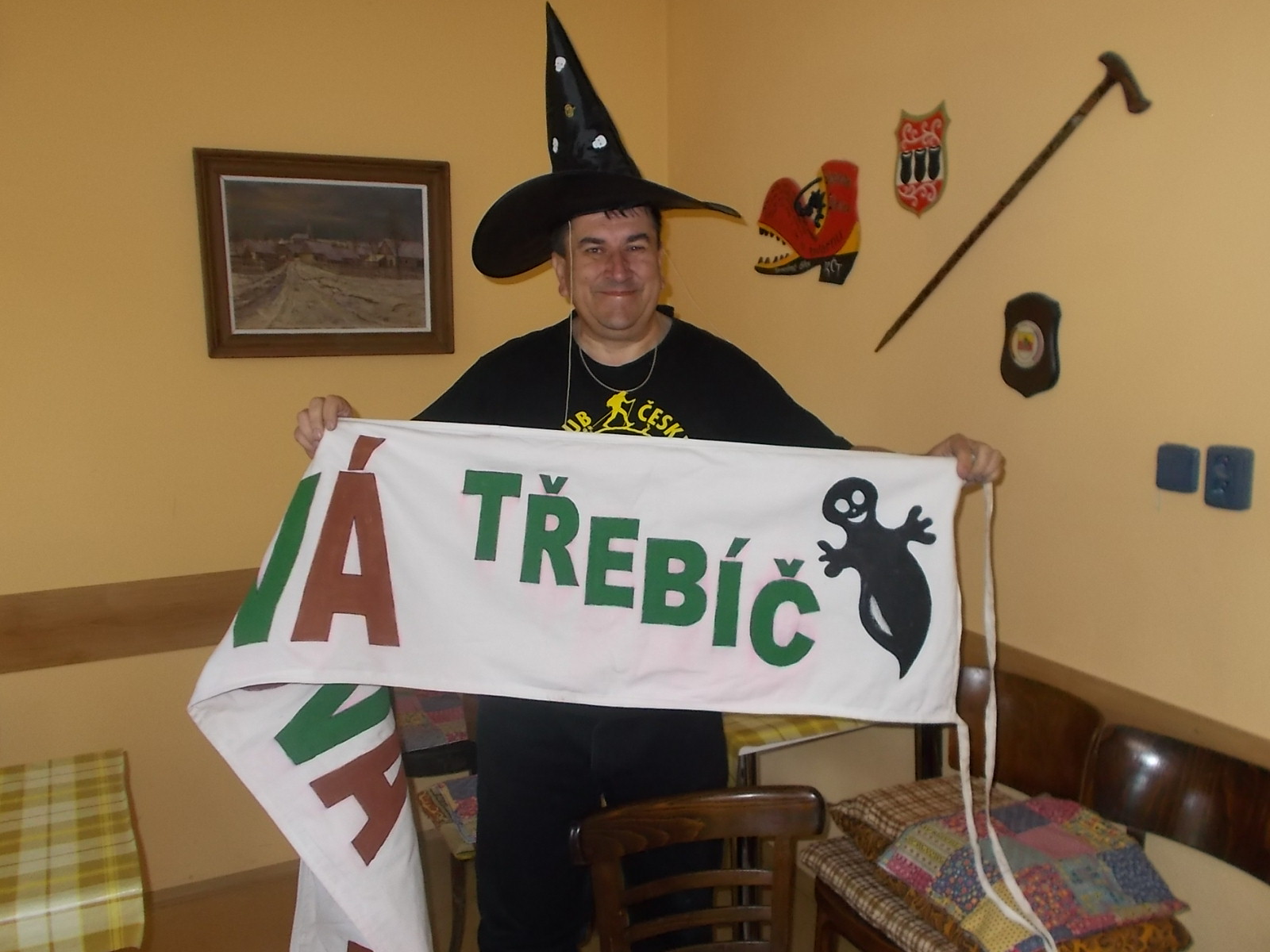 Na chatě KČT v Třebíči
